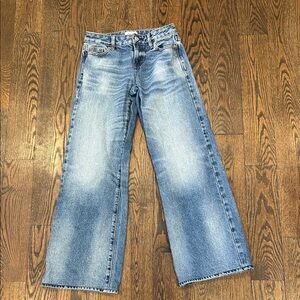 PacSun Wide-Leg Casey Fit Blue Jeans